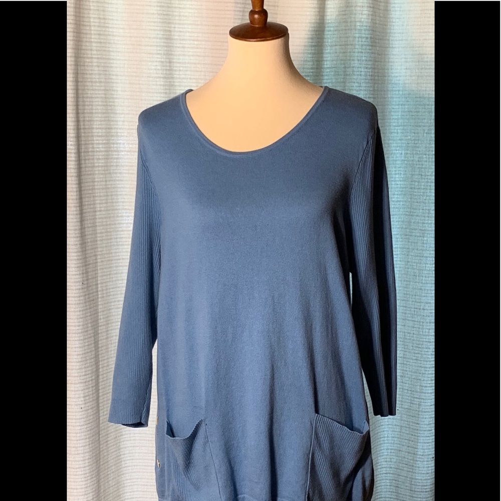 Chico’s Light SkyBlue size 3 Sweater